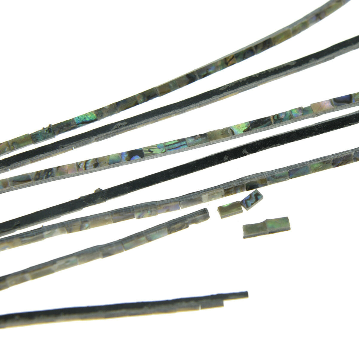 2-Pack Real Paua Abalone Shell Guitar Ukulele  Binding Purfling Strips 800*2*1.5