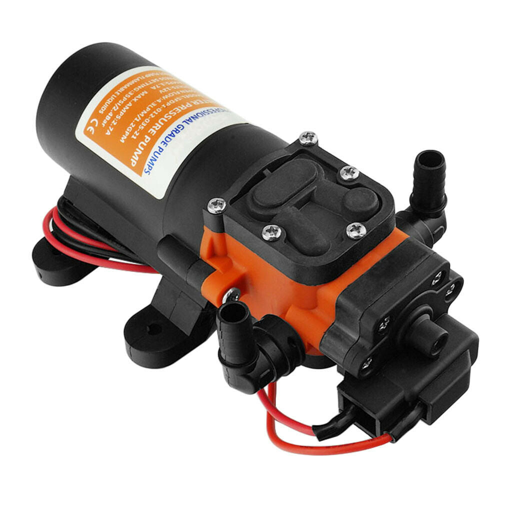 12V Water Pump 35PSI DC 1.2GPM 4.3LPM Diaphragm Pump Boat Caravan Quality