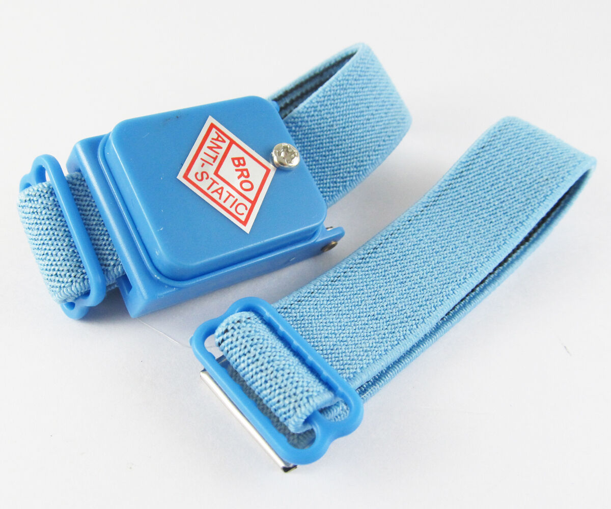 10pcs Anti Static Antistatic ESD Wrist Strap Cordless Wireless Wrist Strap Blue