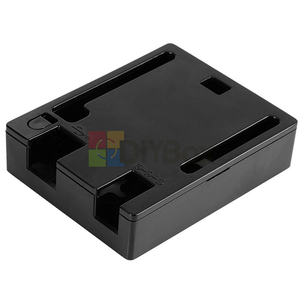 Black ABS Case Shell Enclosure Box w/ Screw For Arduino Mini/Micro USB UNO R3