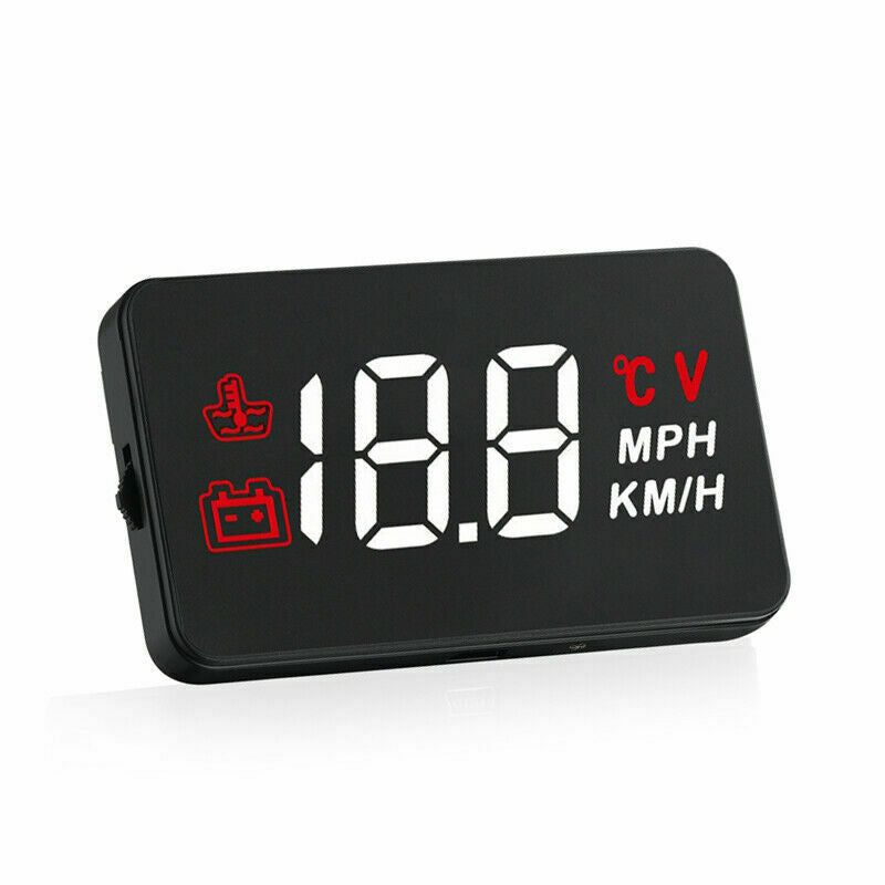 3.5" A100 Car SUV HUD Head Up Display OBD2 Project Over-Speed  Alarm System 12V