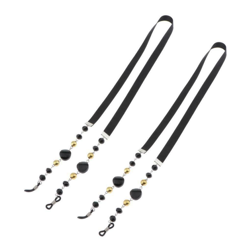 2 Pieces Fashion Eyeglasses Chain Sunglasses Retainer Holder Lanyard 25''