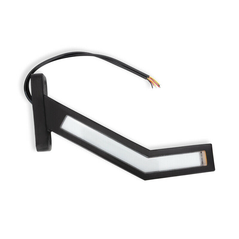 2x Car LED Side Marker Light Outline Lamp For Trailer Truck Van 12-24V Indicator