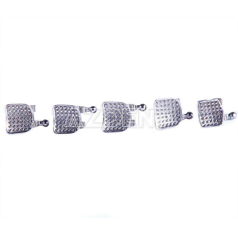 10 X AZDENT Dental Bracket Orthodontic Braces Mini Roth .018 Hooks 345 Monoblock