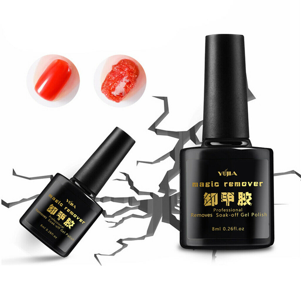 8ML Salon DIY Quick Easy Polish Remover Gel Soak-Off UV Gel Nails Polish