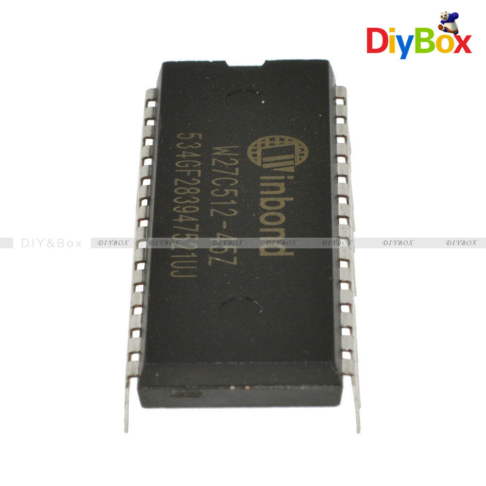 10PCS W27C512 W27C512-45Z DIP IC EEPROM 512KBIT 45NS Winbond Eeproms