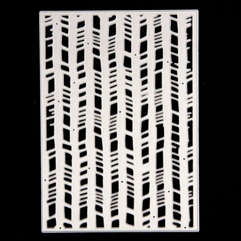 Rectangle Cutting Die Stencil Creative Hollow Carbon Steel Blade Punch Stencils