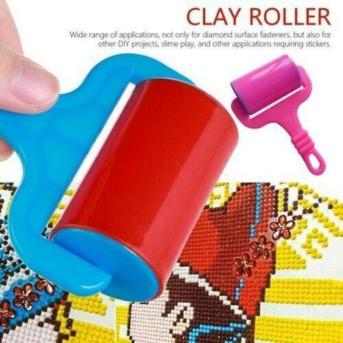 5D Diamond Painting Roller Plastic-Rubber DIY Craft Clay Pressing Smoothing Tool