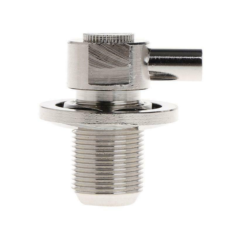 SO239 UHF Female Right Angle RF Connector For RG58 RG142 LMR195 Coaxial Cable