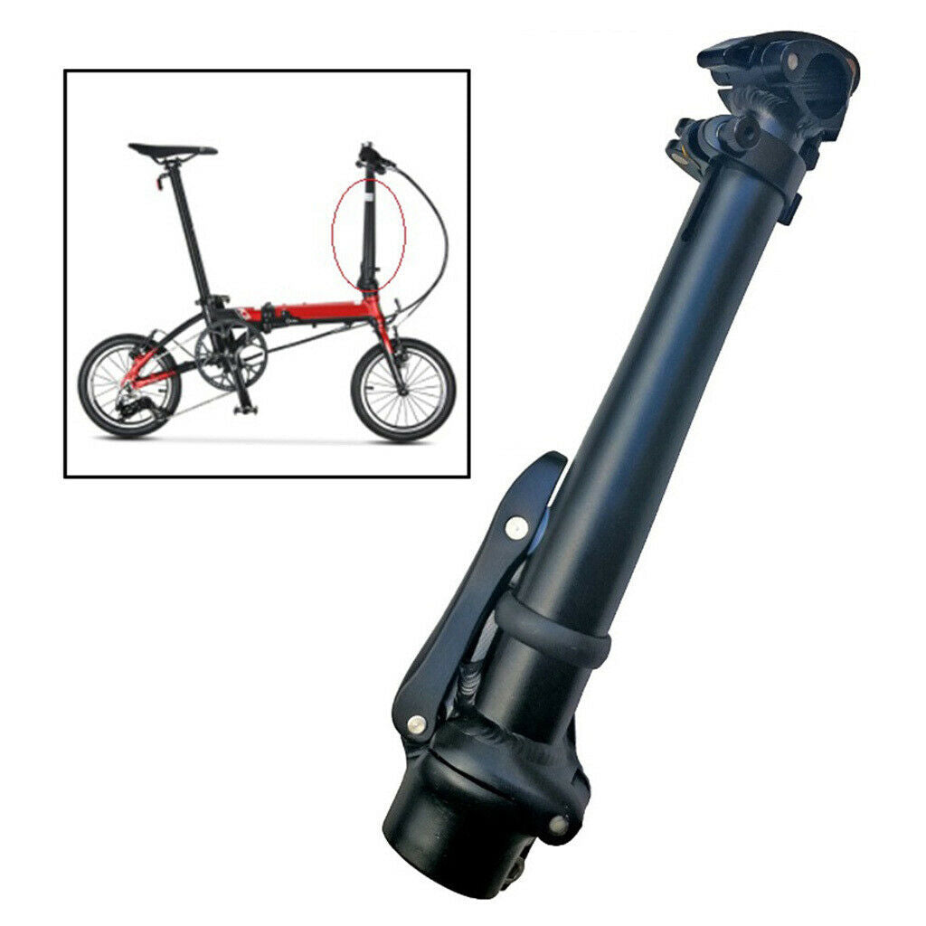 Folding bicycle handlebar stem 25.4mm quick release folding bike riser stem tube