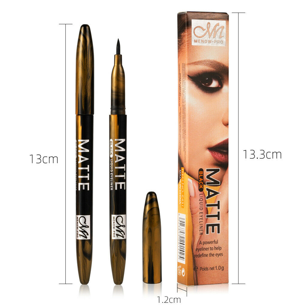 Smudgeproof Matte Black Eyeliner Waterproof Liquid Eye Liner Pen Cosmetic