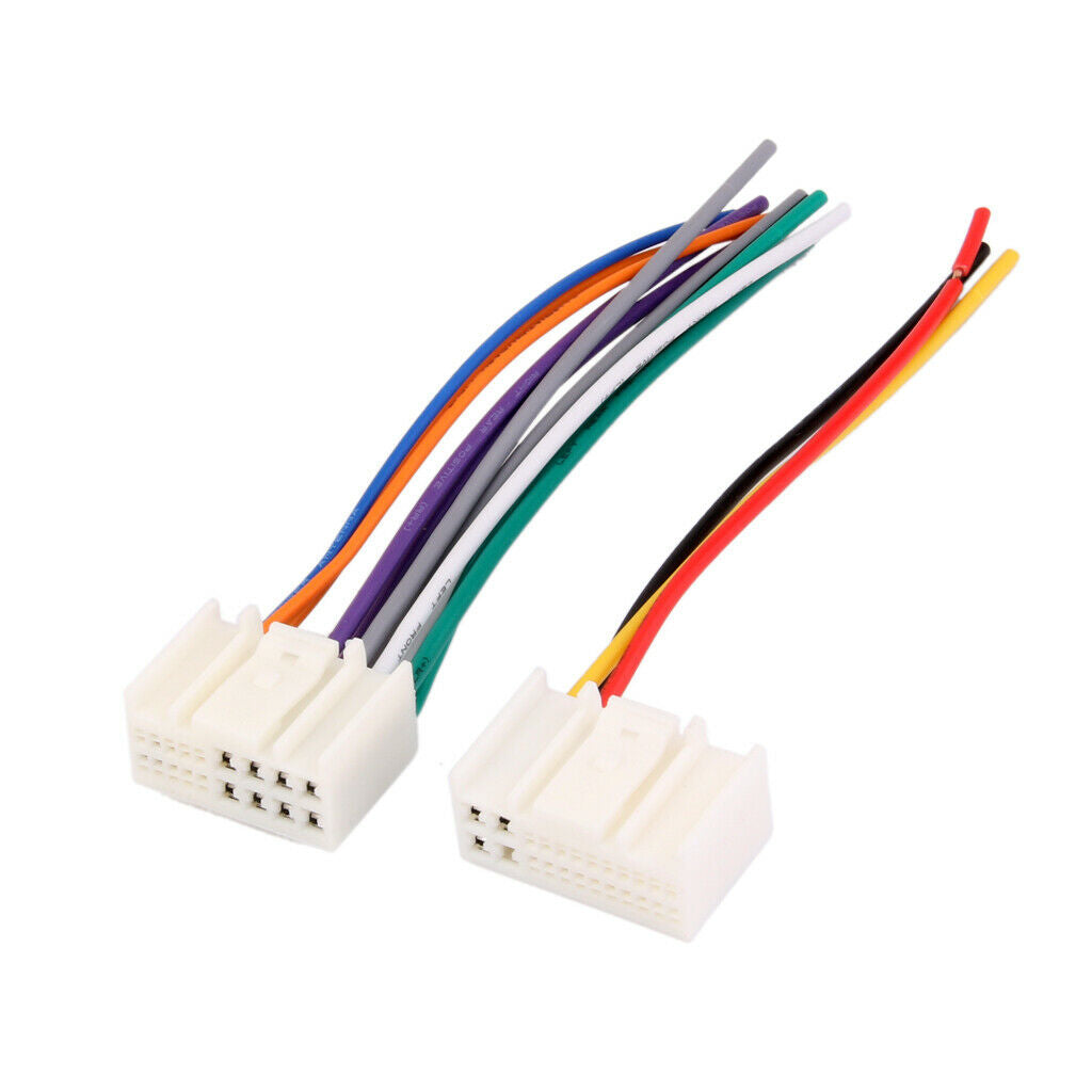 Car CD Stereo Wiring Harness Connector Set For Hyundai IX35/ KIA K2 K3 K5