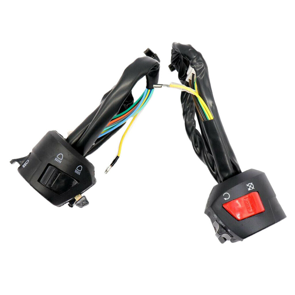 7/8" Motorcycle Handlebar Horn Light ON/OFF Starting Kill Switch Button