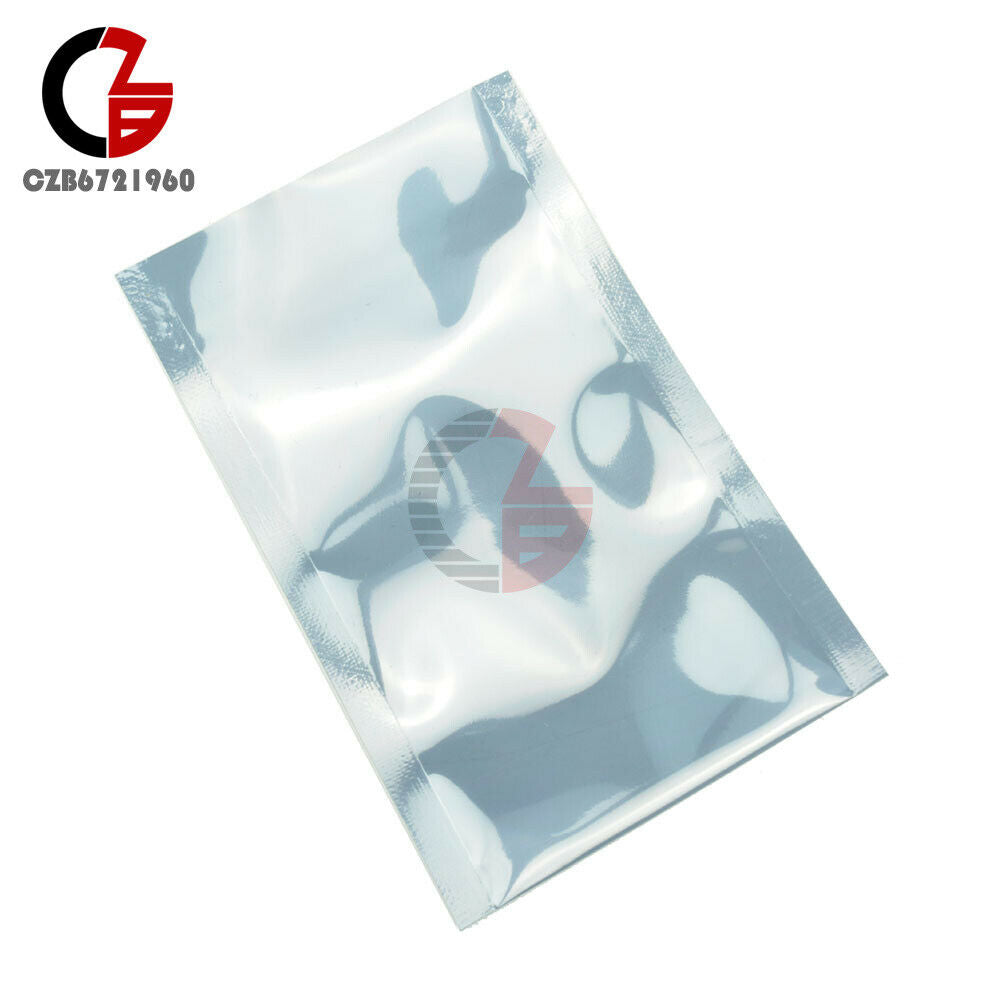 50PCS APET Aluminized ESD Anti-Static Shielding Bags 60 x 100mm
