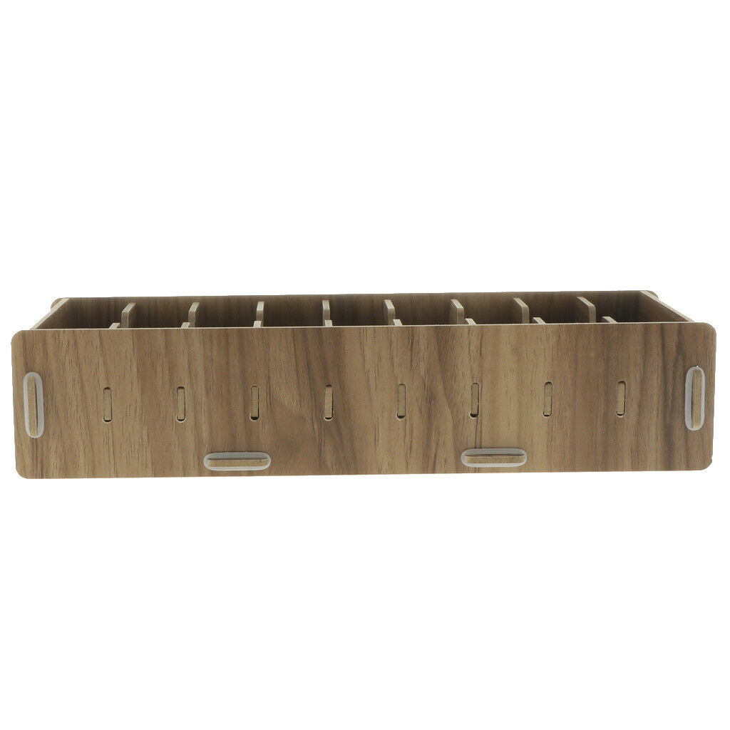 2x Desktop Name Business Cards Holder Storage Box Case Office Organization