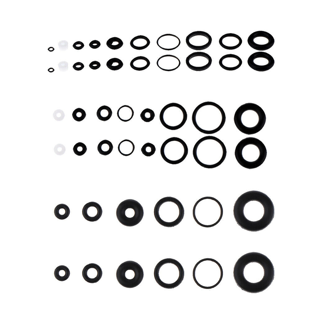 6Pcs/Set Heavy-duty O-Ring Rubber Seals Airbrush Internal Sealing Black