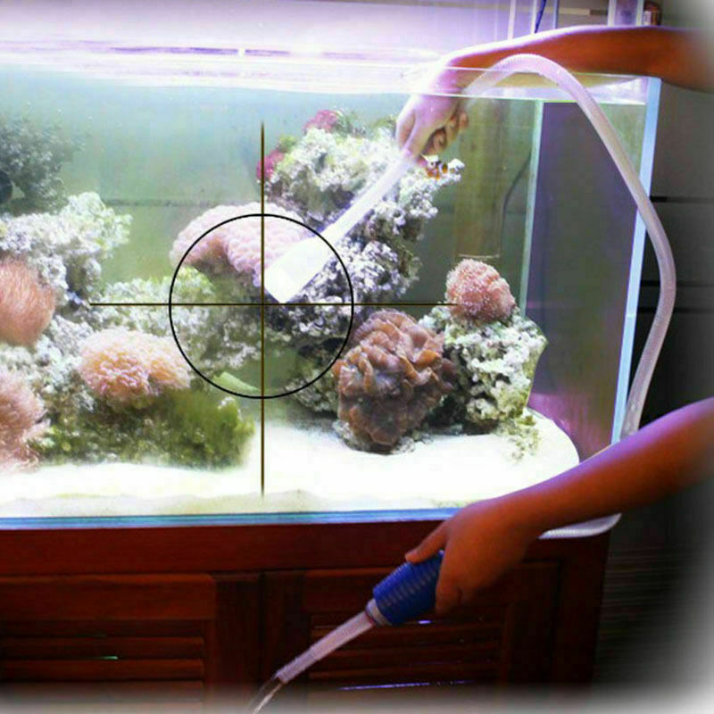 Aquarium Fish Tank Cleaning Vacuum Water Change Gravel Cleaner Sand Pump new