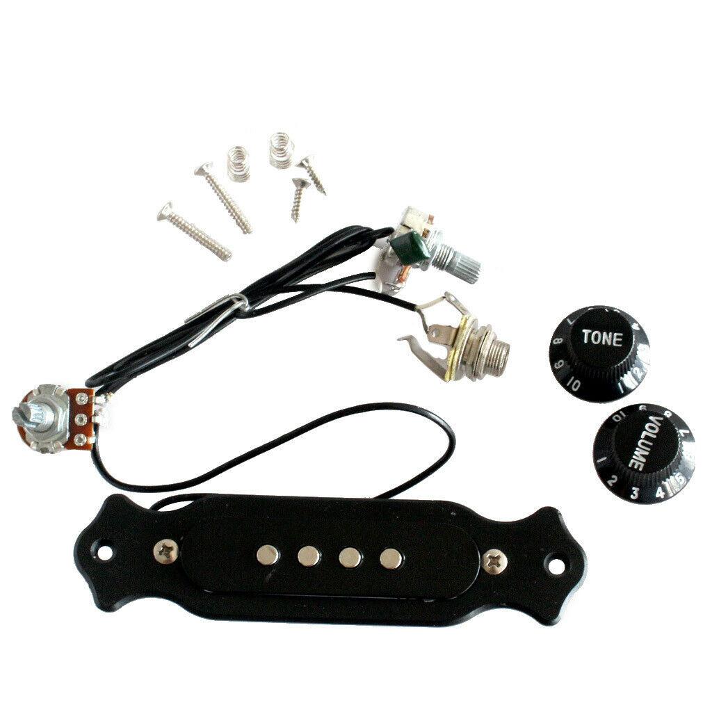 Pickup With   Rotary Knob For 4 Strings E-cigar Box Guitar, Durable And Safe