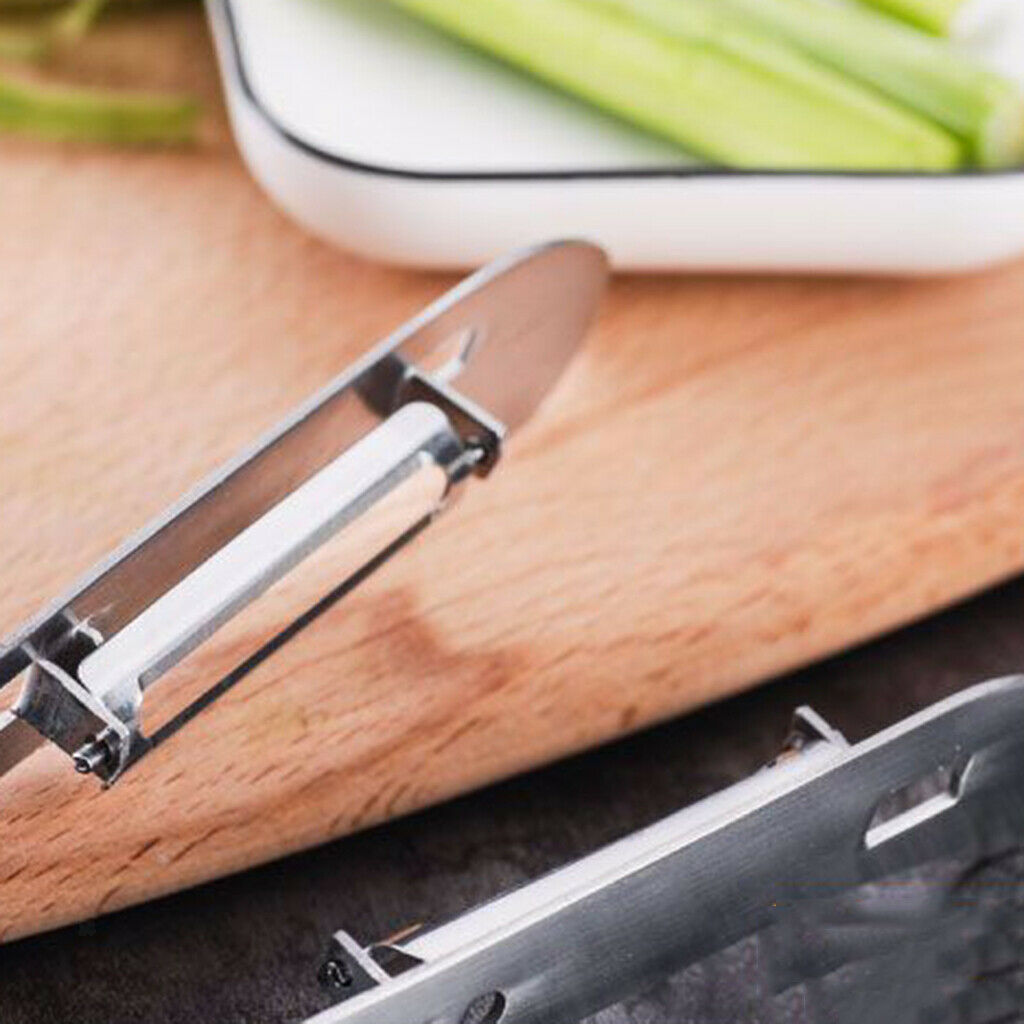 Stainless Steel Asparagus Carrot Parsnips Vegetables Peelers With 2
