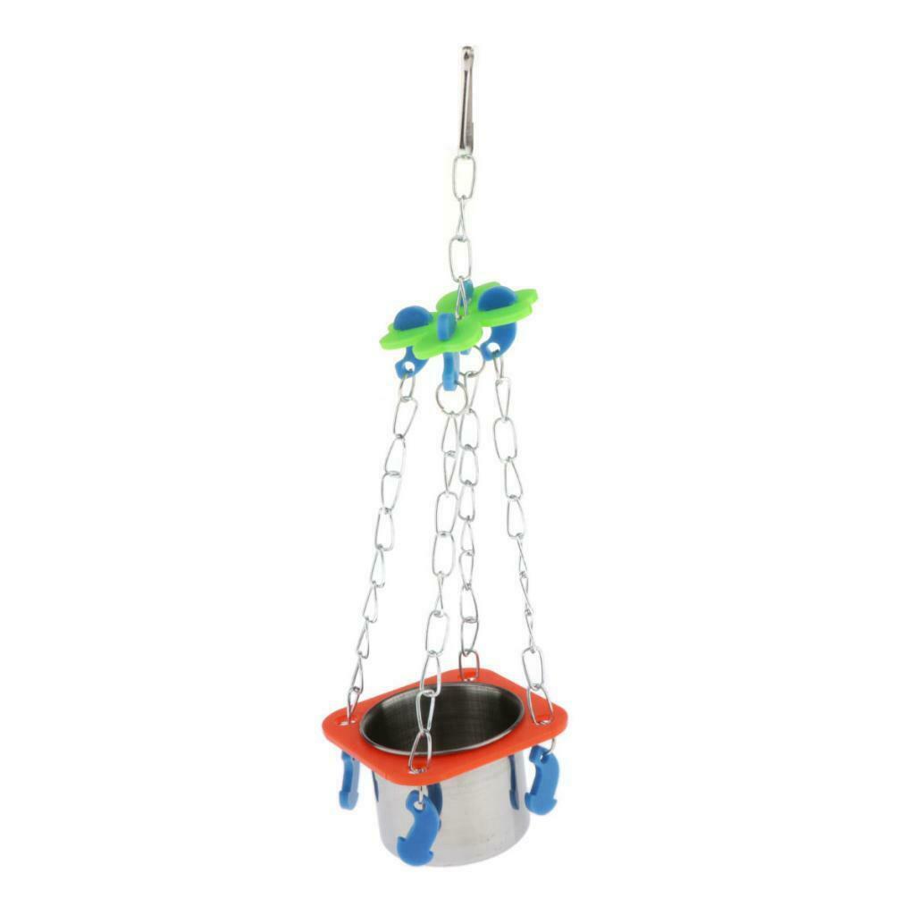 Bird Feeder Waterproof Hanging Dispenser For Gerbils Guinea Pigs 5,8x4,5x27cm
