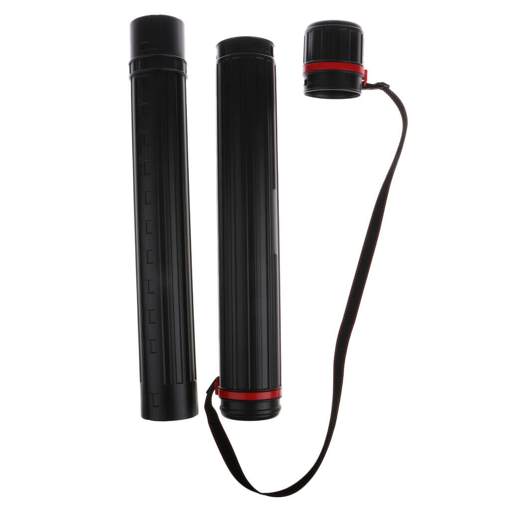 2X Artist Plastic Drawing Picture Storage Tube Poster Scroll Holder 80 x 650mm