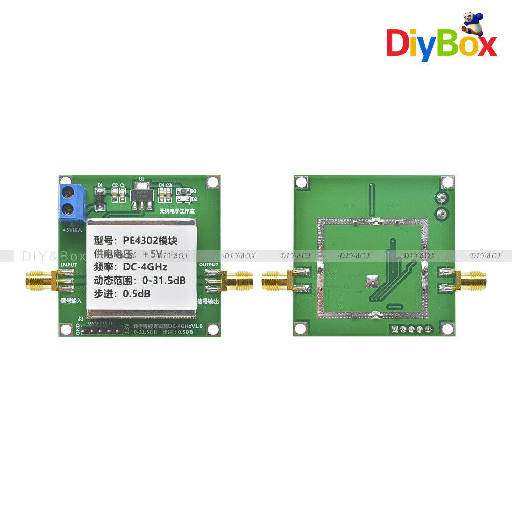 PE4302 6-bit RF Digital Programmable Step Attenuator 0.5 dB steps to 31.5 dB