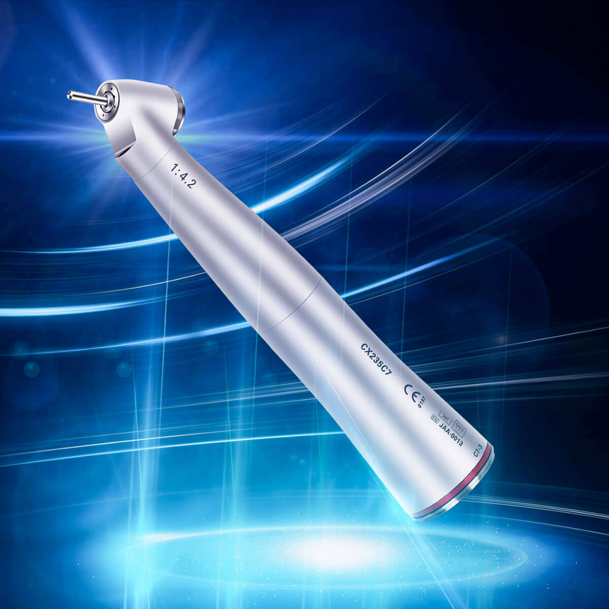 Dental 1:4.2 45 Degree Fiber Optic Contra Angle COXO Electric Surgical Handpiece
