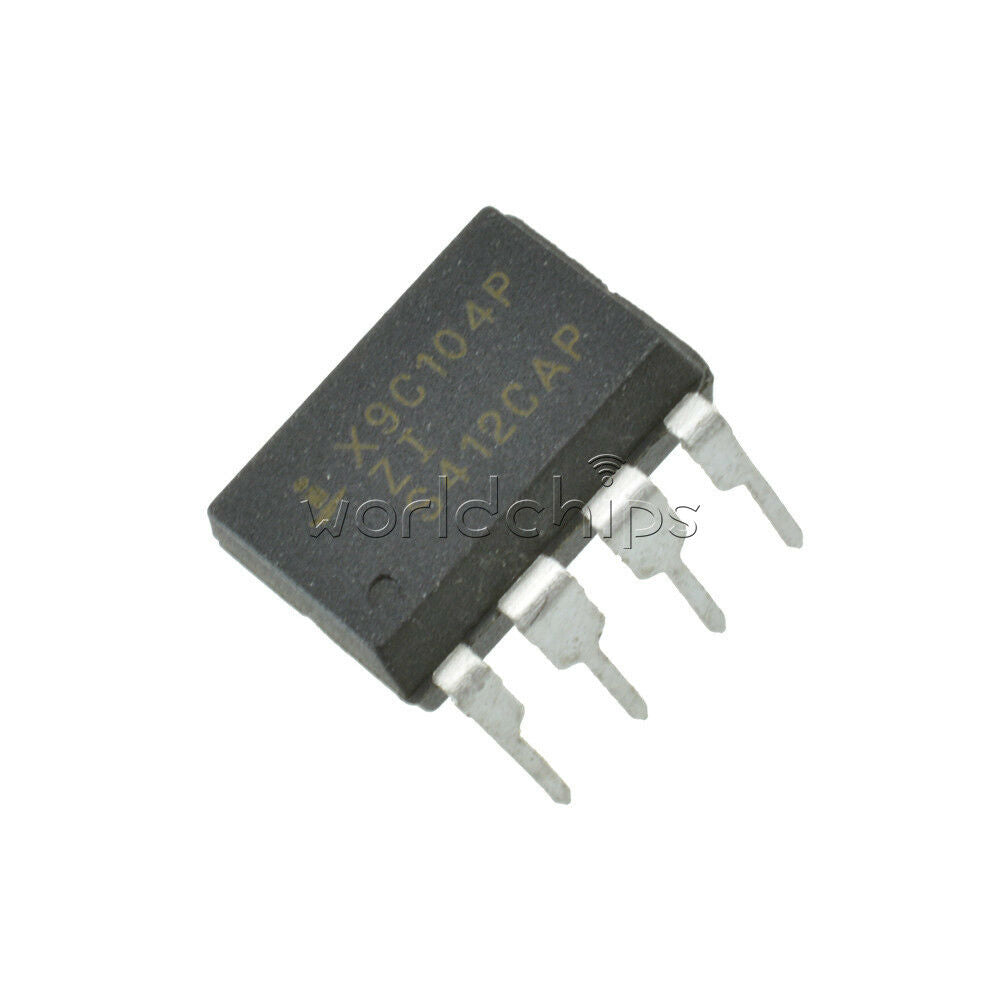 X9C104P DIP 8 X9C104 Digital Potentiometer IC NEW
