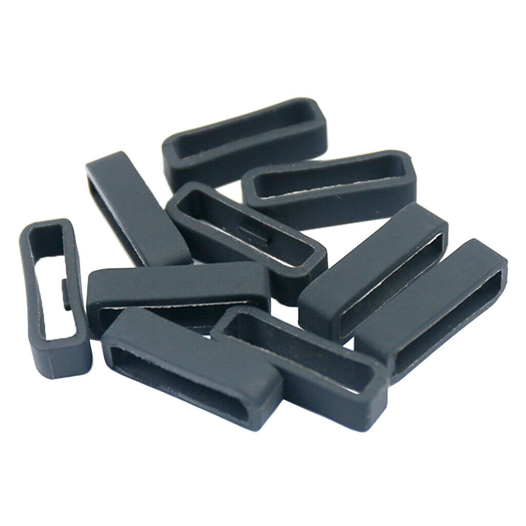 20 Pieces Silicone Fastener Rings for Garmin Fenix 5/5s/5x Series 235 22mm