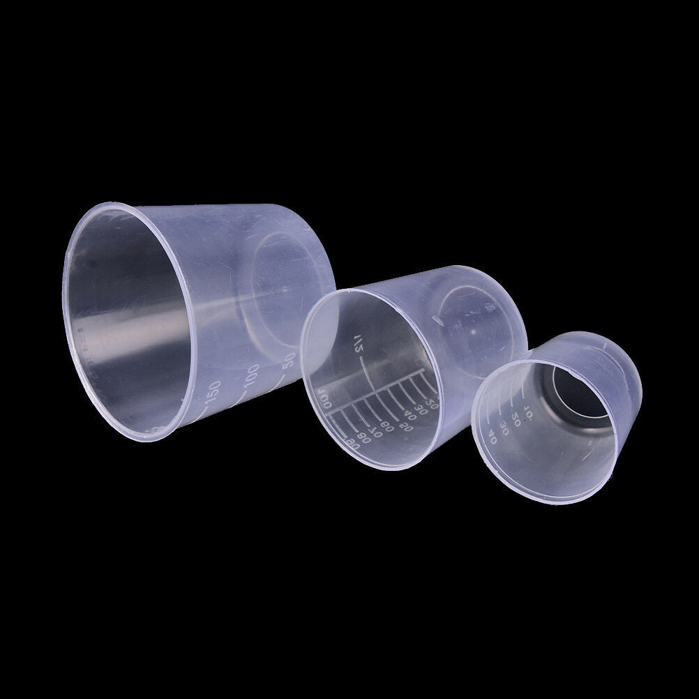 Small Plastic Glue Mixing Cup Bait Mix Measuring Cups Kit  for Carp Fishin.l8
