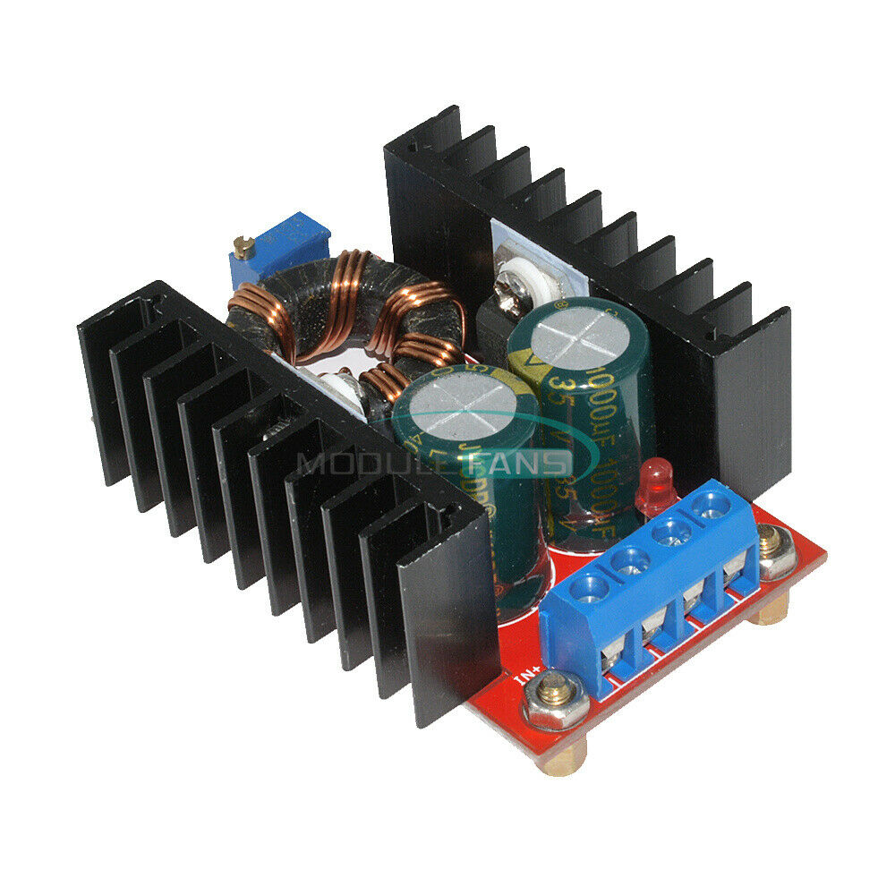 2PCS 10-32V To 12-35V 6A Step Up Charger Power Module 150W DC-DC Boost Converter