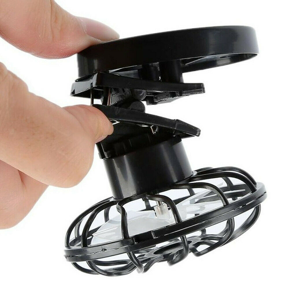 Clip-on Hat Mini Solar Fan Traveling Fishing Portable Sun Energy Power Fans