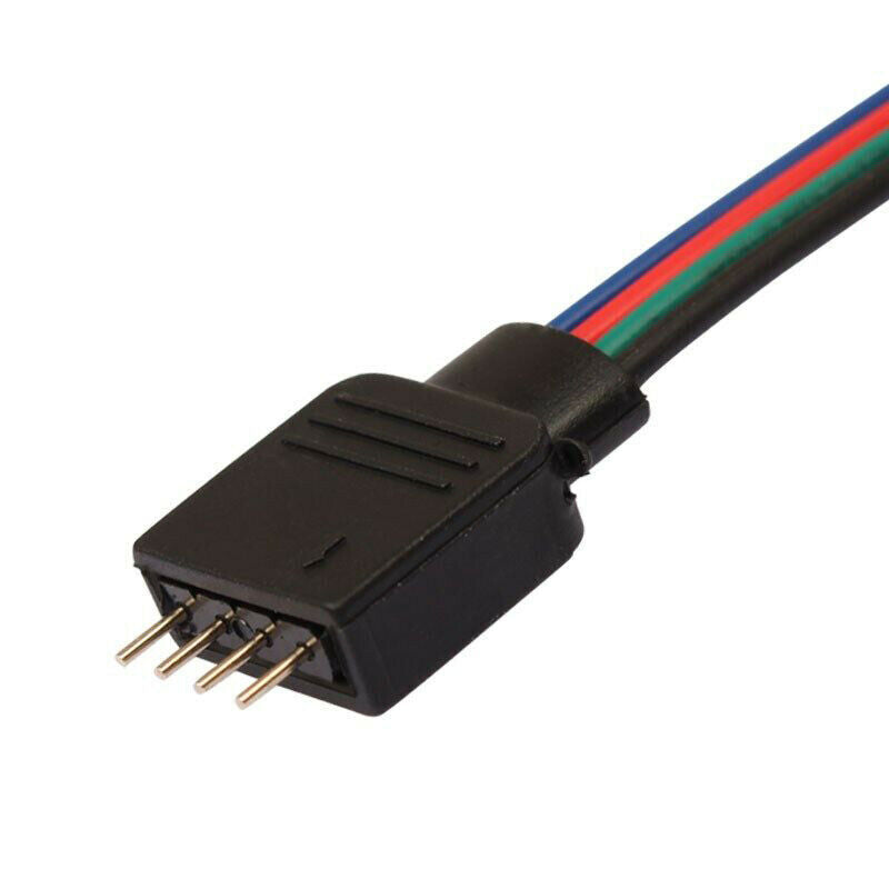4Pin Male + Female Connector Wire Cable for 3528 5050 SMD LED Strip Light 10pcs