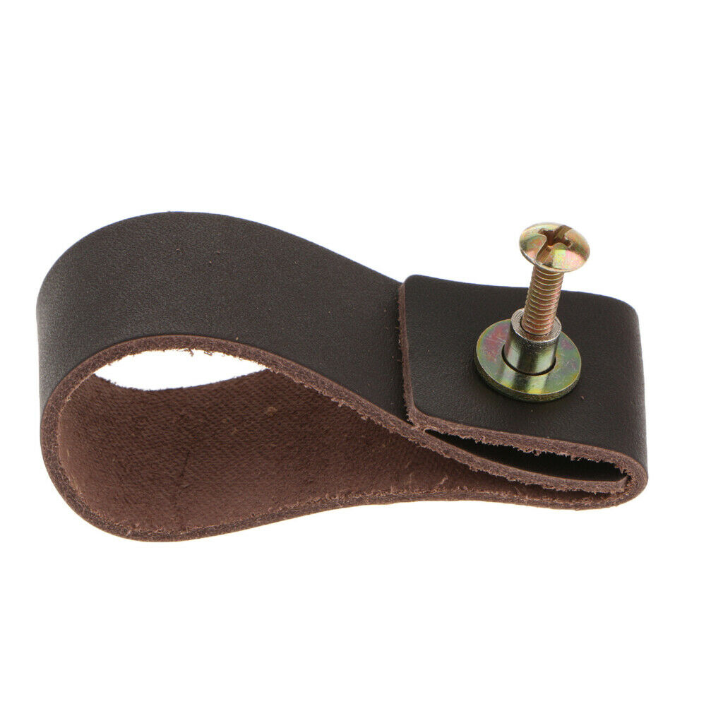 Luggage Handle Cabinet Closet Door Pull Handle for Dresser Drawer Dark Brown