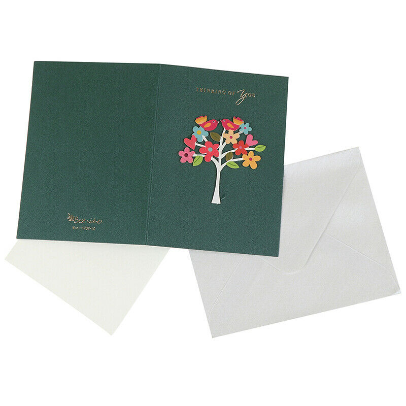 1pc Handmade Thank You Card Cute Happy Birthday Christmas Greeting Ca.l8