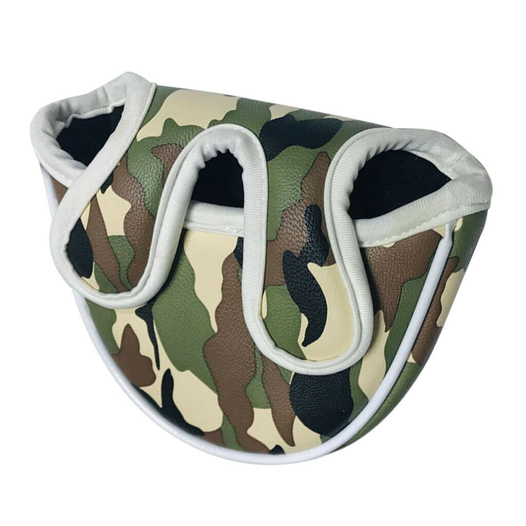 Magnetic Golf Mallet Head Cover Center Putter Headcover Protector Club