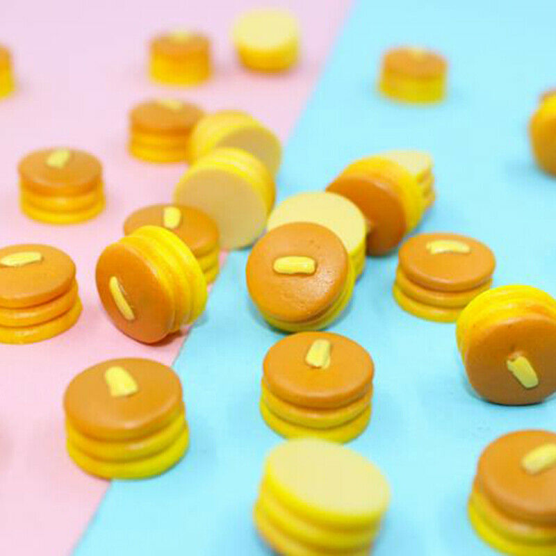 10pc New Simulation Mini Causeway Biscuit DIY Decor Accessories Pretend T.l8