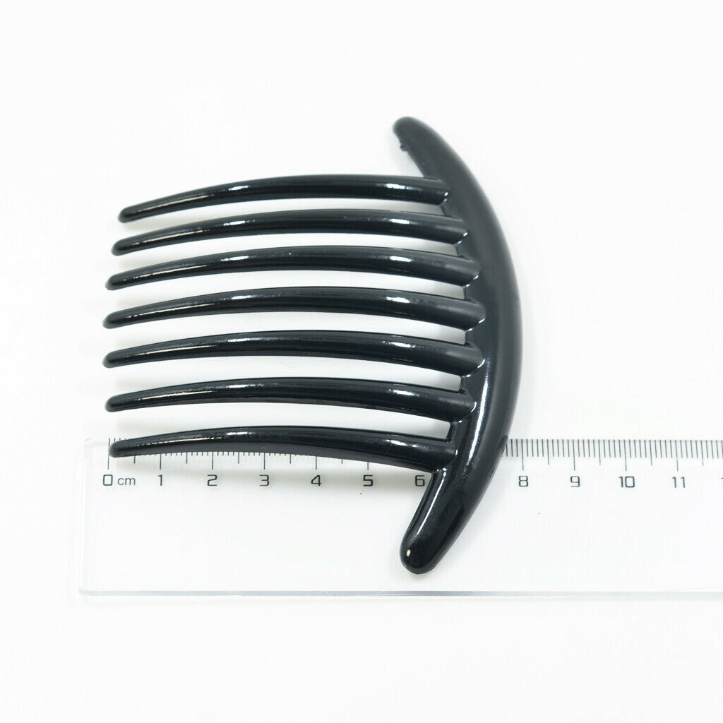 10X Women Girls Plastic Side Clip Hair Comb French Twist Hair Accessories