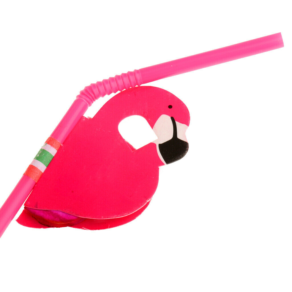 25 Piece Flamingo Straws Table Scatter Confetti Wedding Birthday Party Decor