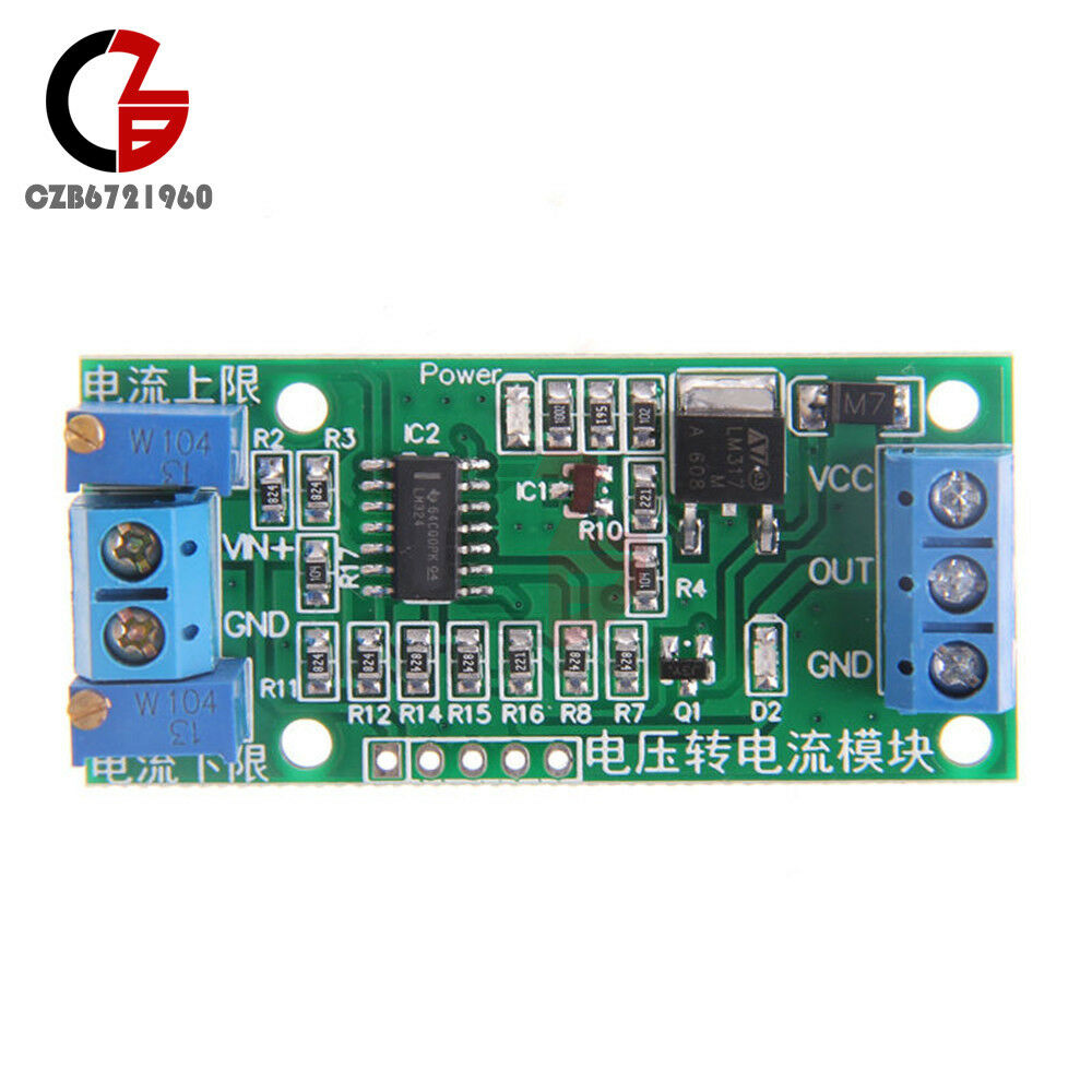 0-5V to 4-20mA Linear Signal Conversion Voltage to Current Transmitter Module