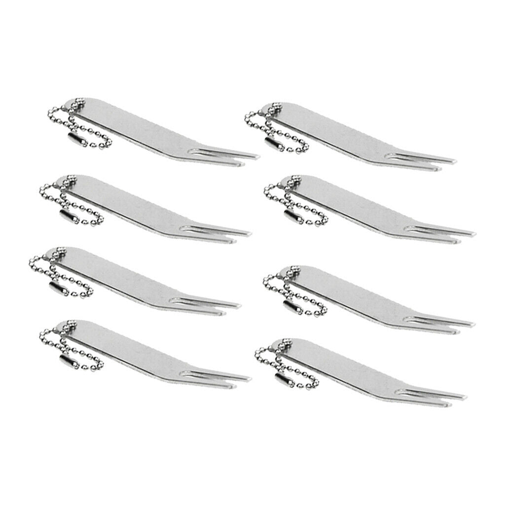 80mm Alloy for Golf Divot Repairing Curved Bent Putting Green Repair Tool