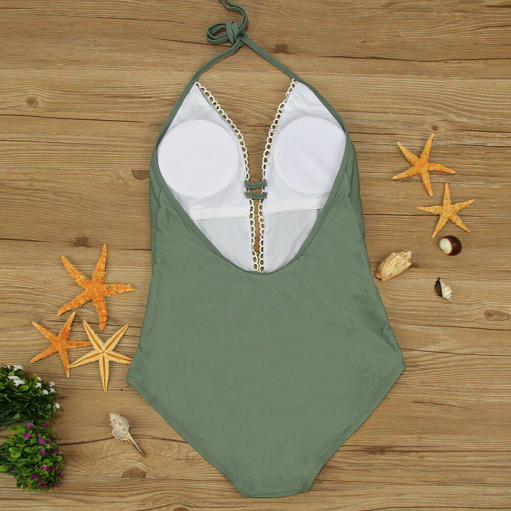 2017 Women Bandage Bikini Set Push-up Padded Bra Swimwear Swimsuit Bathing Beach