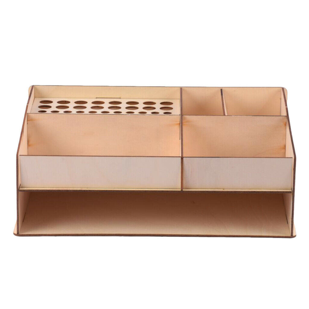 Wood Paint Pigment Bottles Paints Moduler Storage Holder Stand Organizer