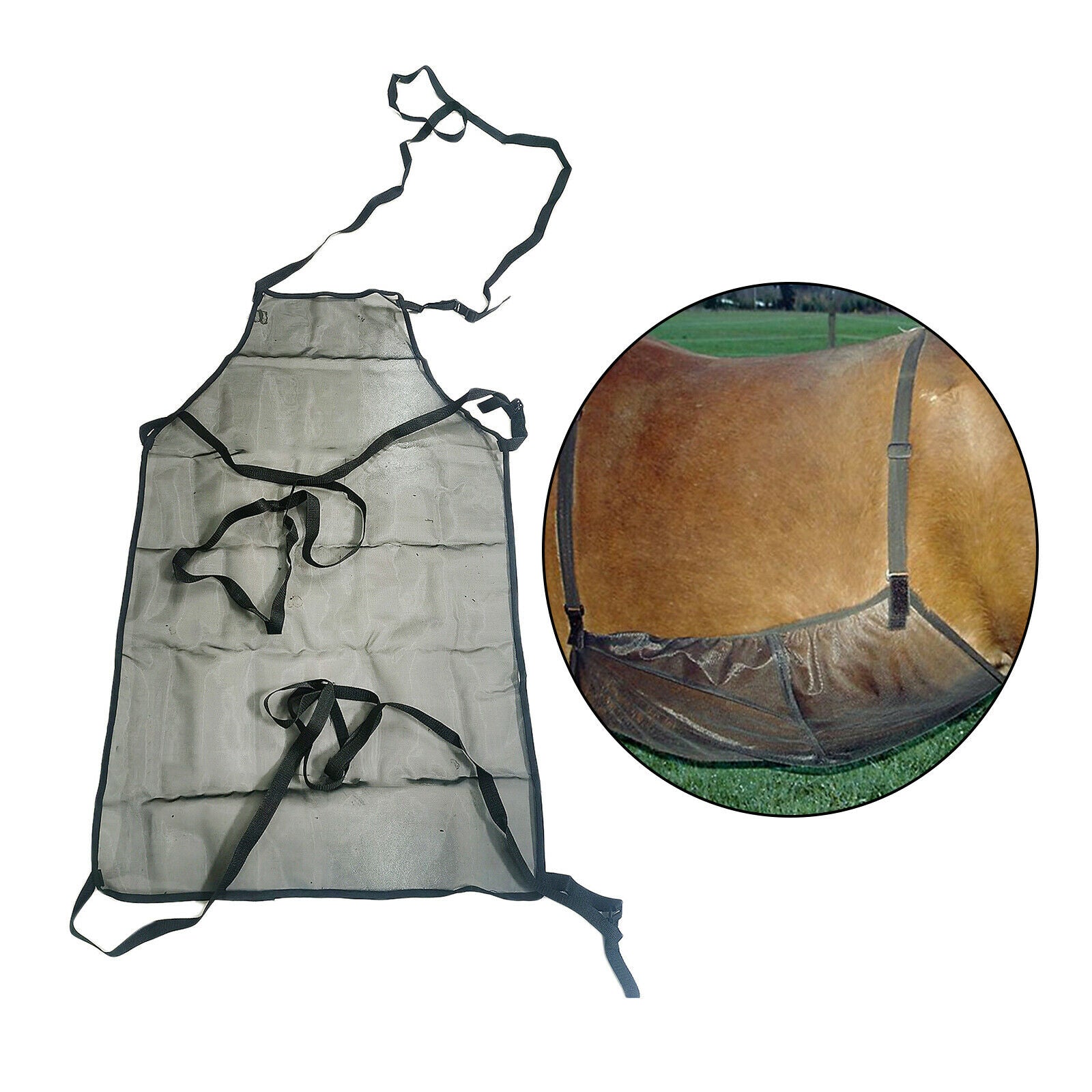 Horse Fly Sheet Protective Belly Guard Abdomen Net Comfortable Pony Blanket