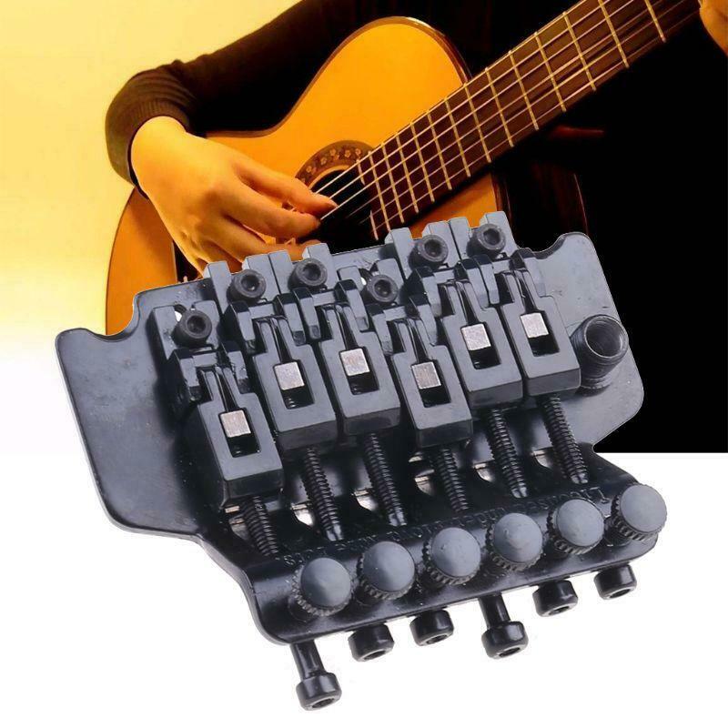 Floyd Rose Double Locking Tremolo System Bridge for Electric Guitar Parts Black