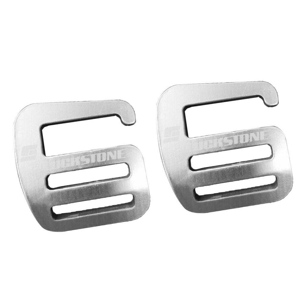 8pcs 1 inch Metal G Hook Webbing Buckle for Backpack Straps Webbing 25mm