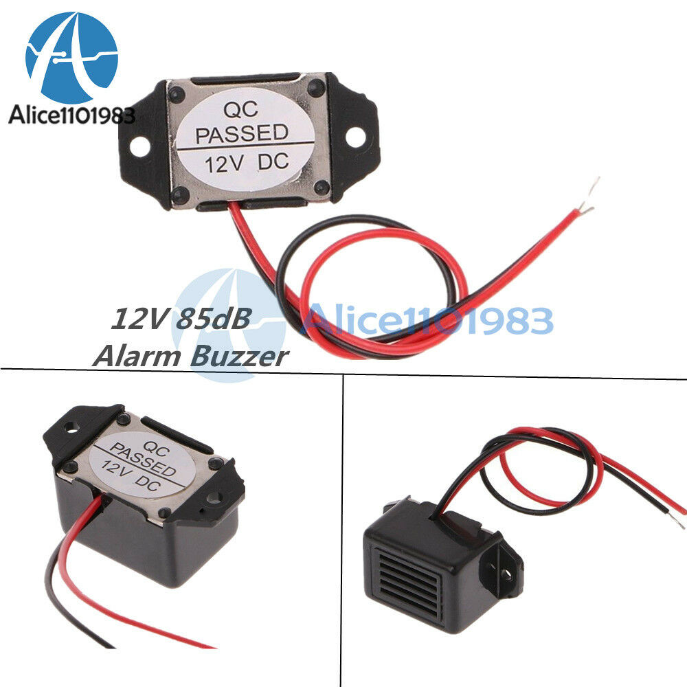 DC 12V 85dB Mini Electronic Alarm Buzzer Constant Tone