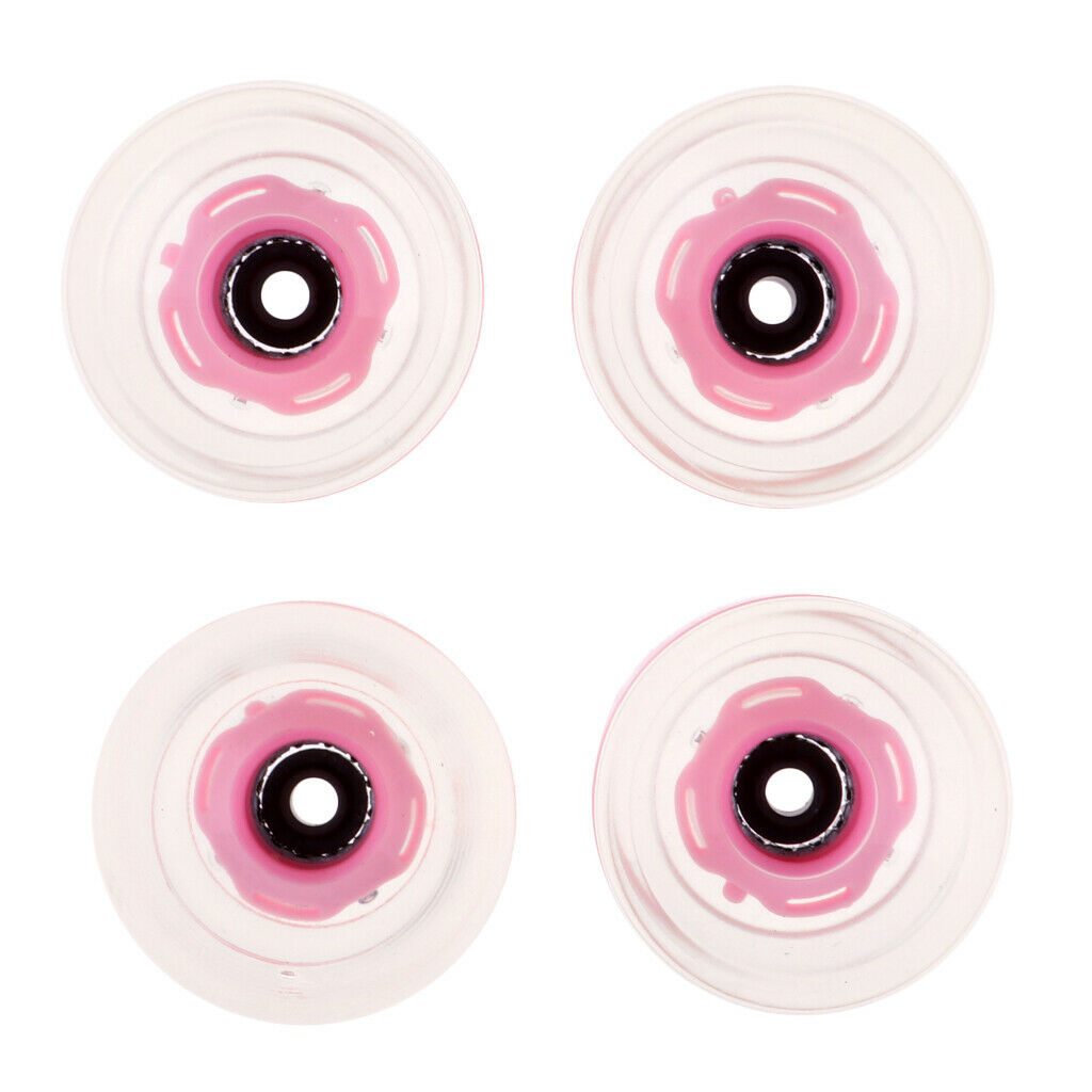 4pcs 70mm Longboard Light Up Wheels Flashing Skateboard Cruiser Repair Rebuild -
