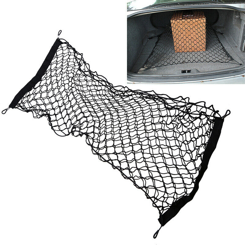 Envelope Style Trunk Cargo Net Storage Organizer Universal Bag Hook for Car Rear