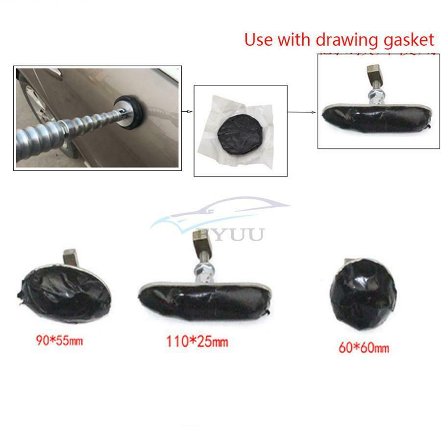 3PCS Car Body Paintless Dent Repair Tool Zinc Alloy Adhesive Pull-out Cold Glue